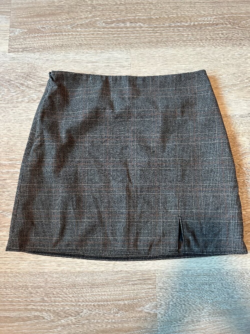 Old Navy Brown Plaid Mini Skirt